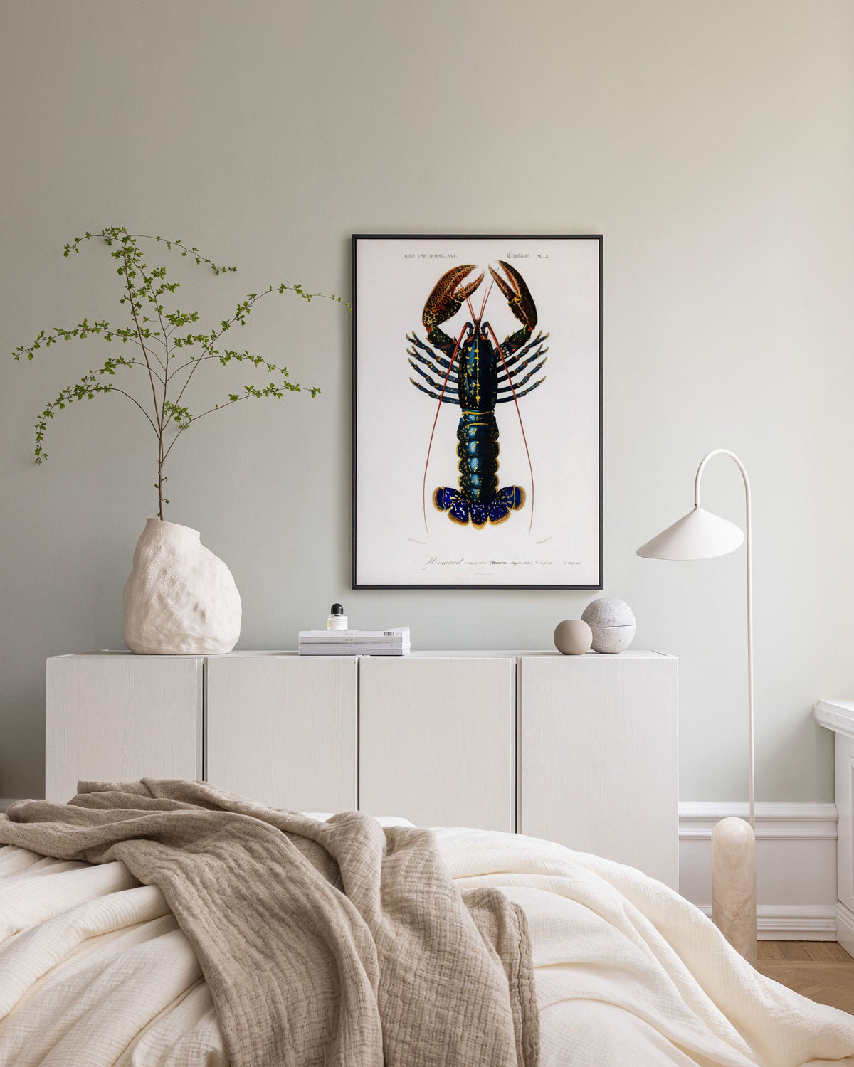 Vintage Lobster Canvas print