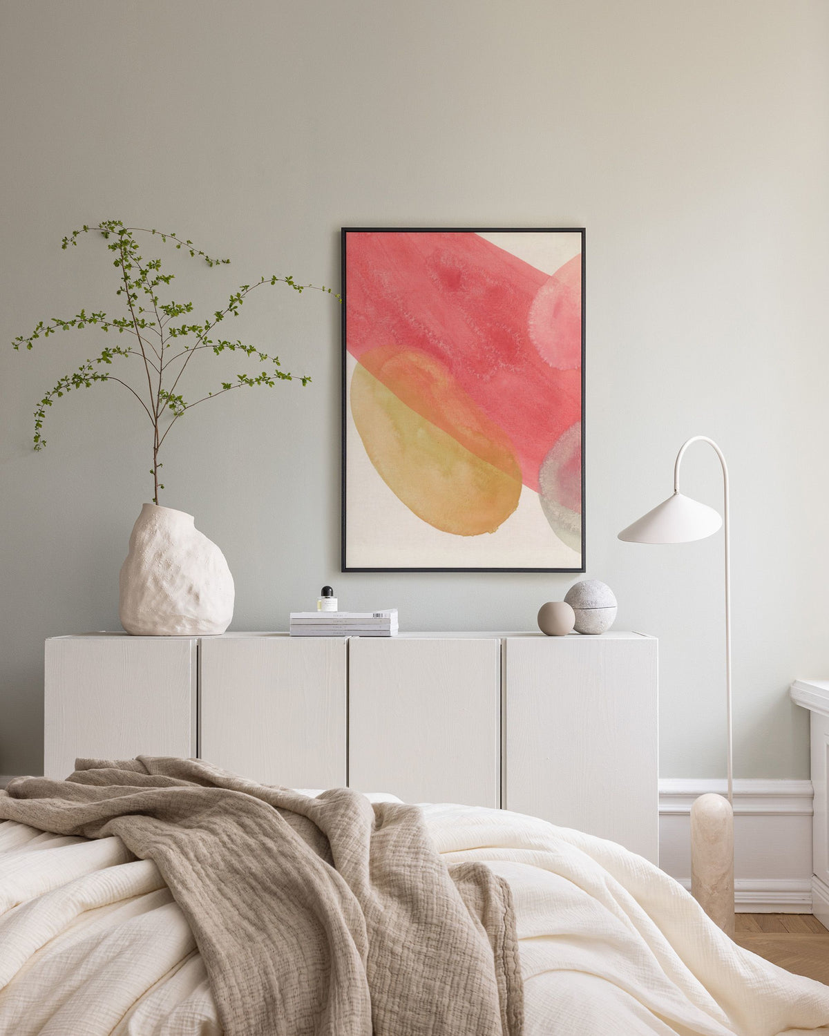Flowy Forms No1 Canvas print