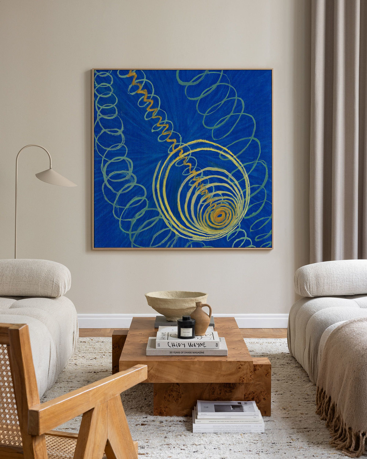 Print - Primordial Chaos, No.16 by Hilma af Klint Canvas print