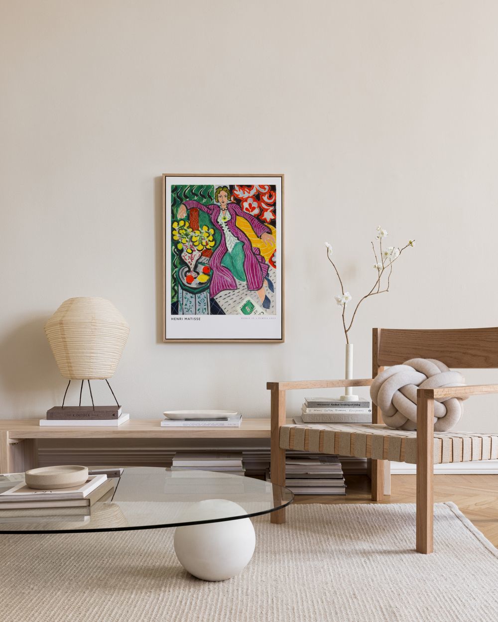 Matisse - Woman in a Purple Coat Canvas print