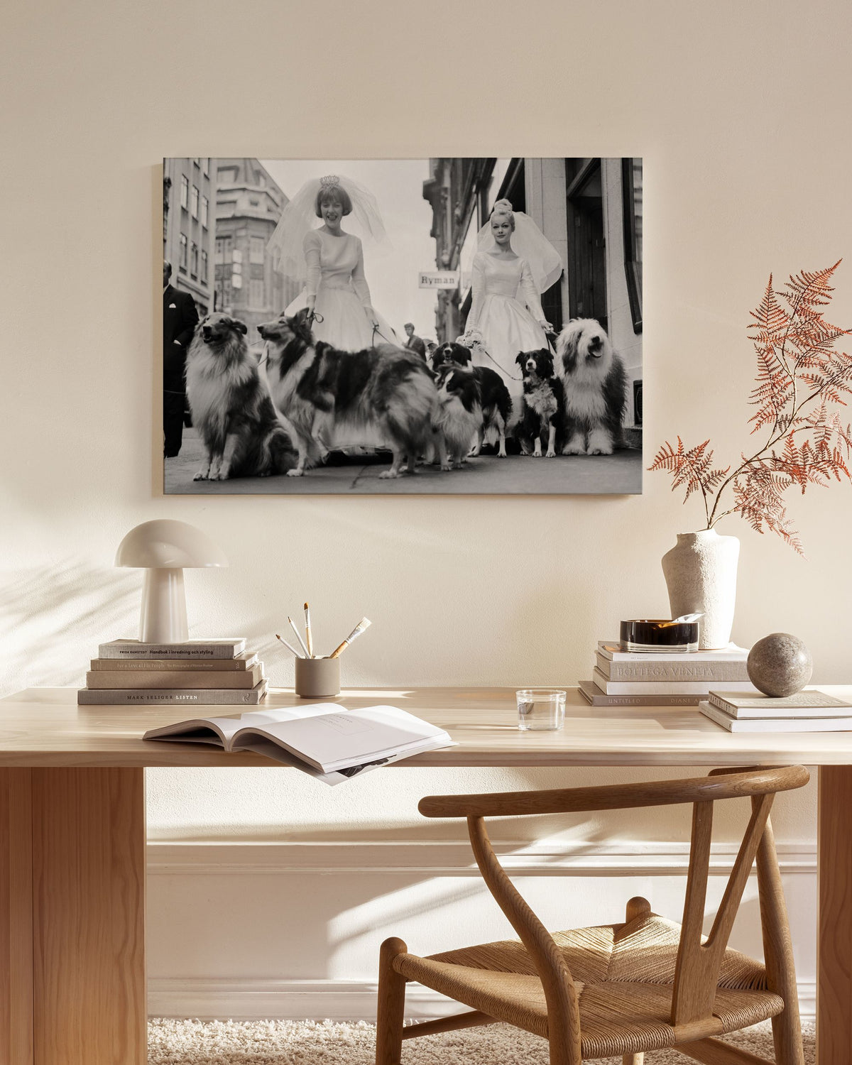 Soho Sheep Dogs Canvas print