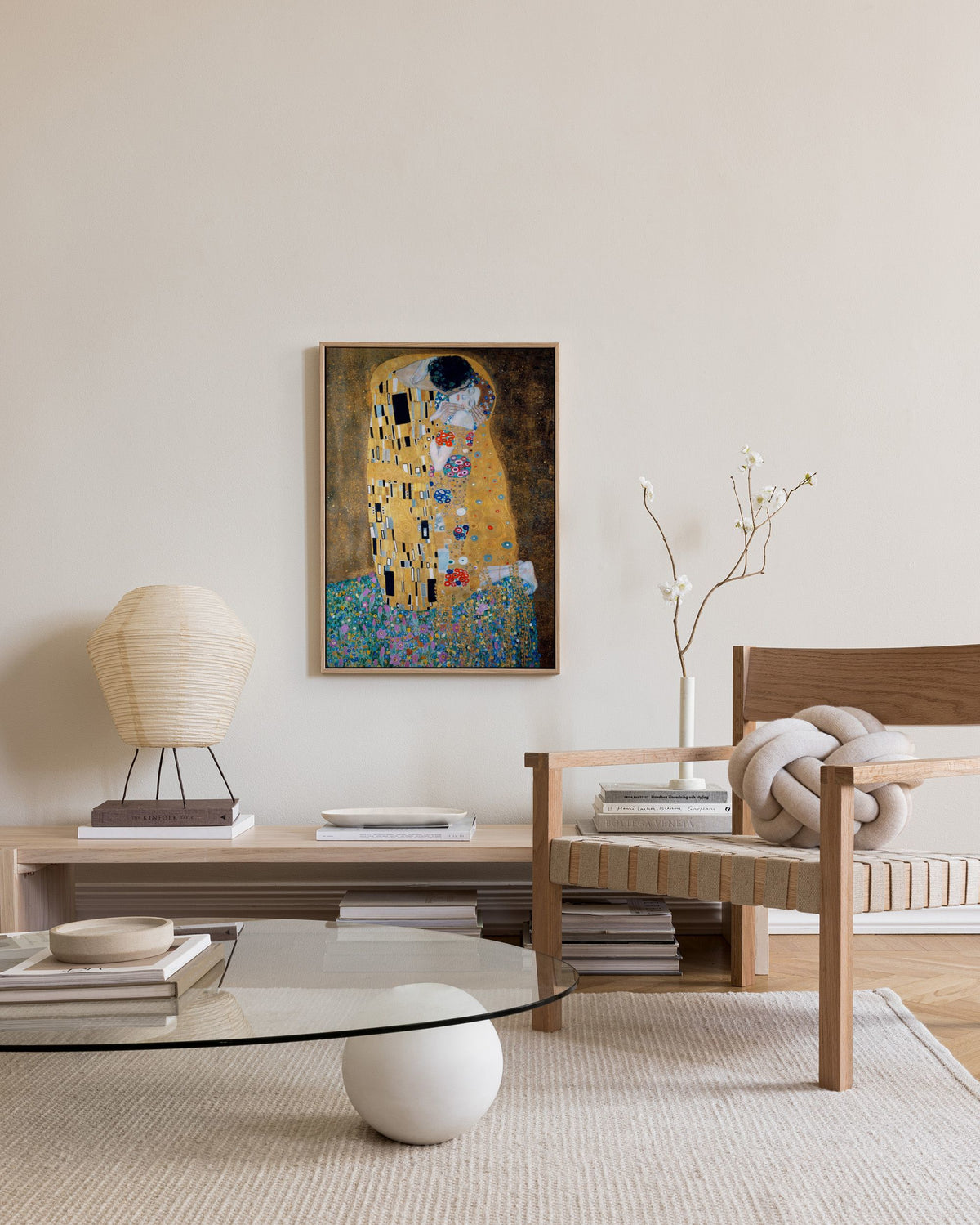 Gustav Klimt - The Kiss Canvas print
