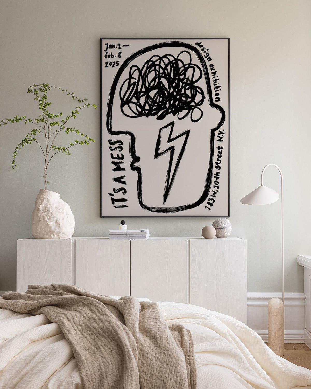 It's a Mess Canvas print