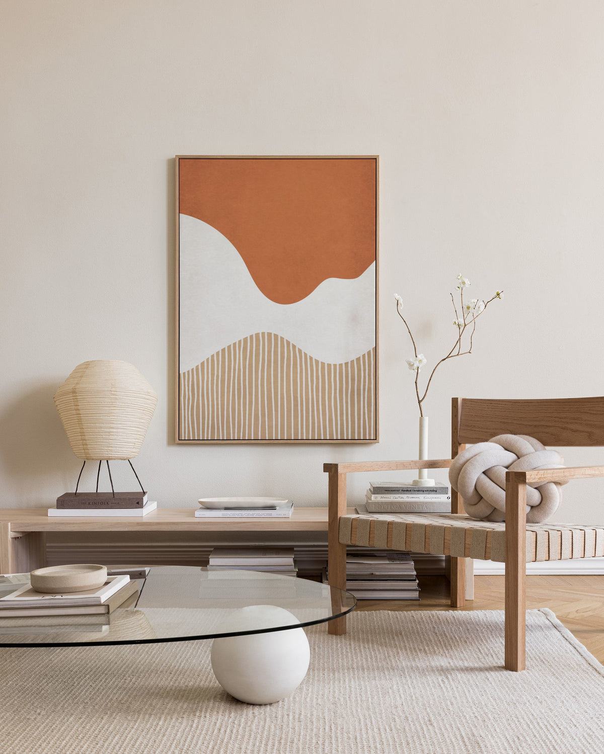 Abstract Shapes and Lines Canvas print