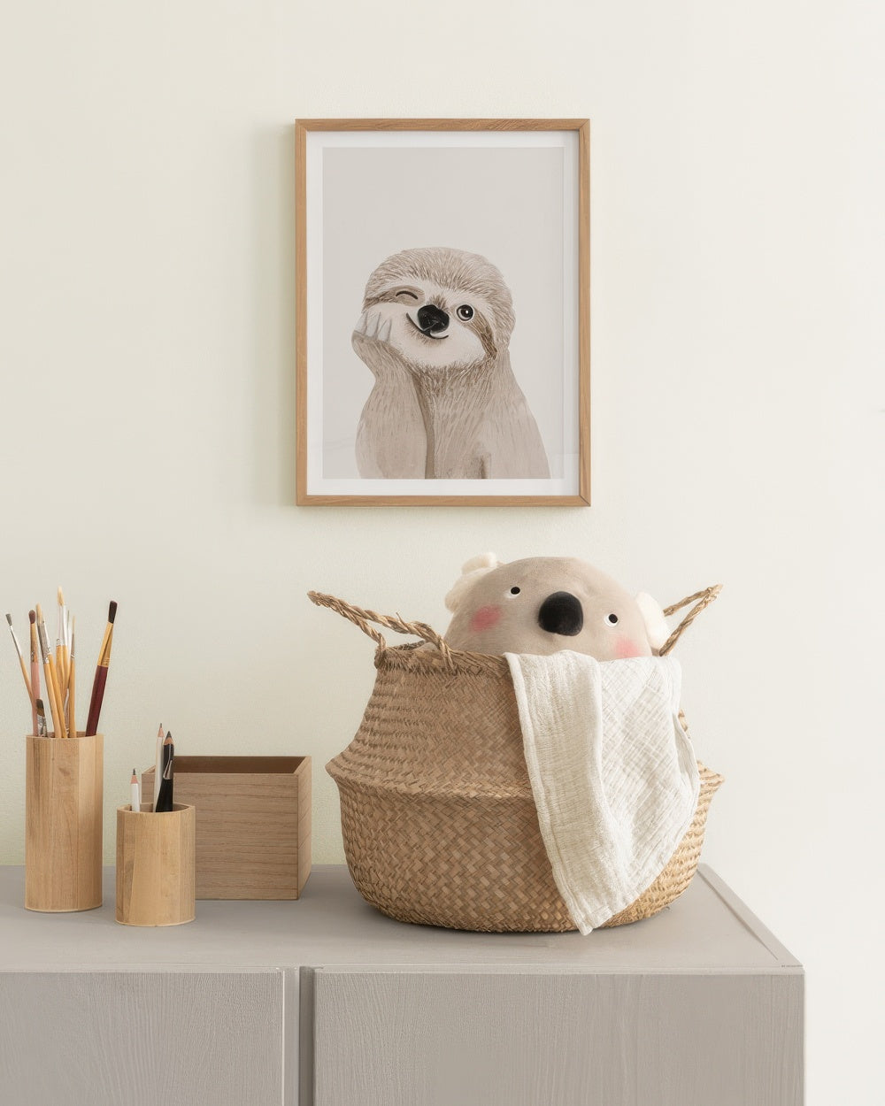 Cheeky Sloth Print