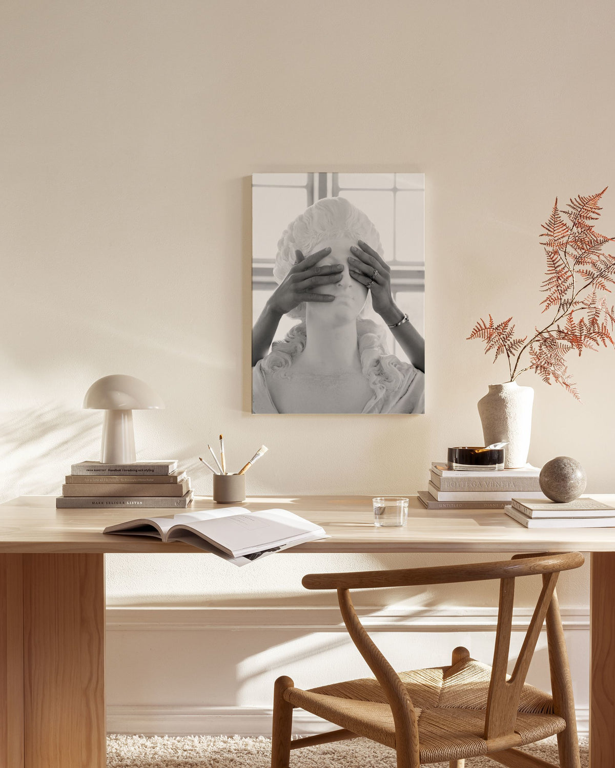 Sensitive Touch Canvas print