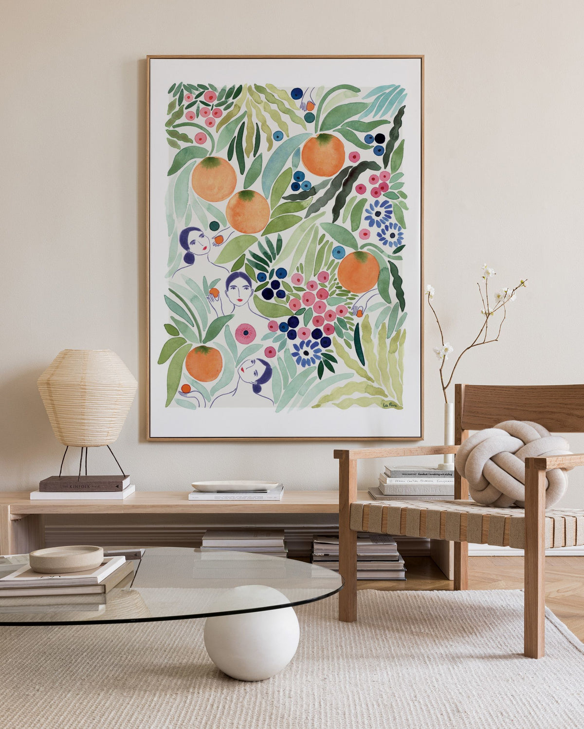 Fruit Friends Canvas print