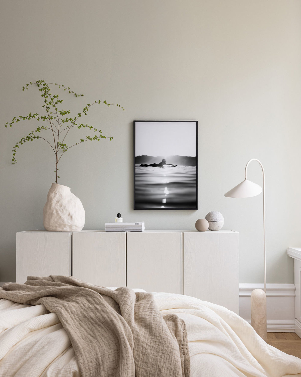On The Surface Canvas print
