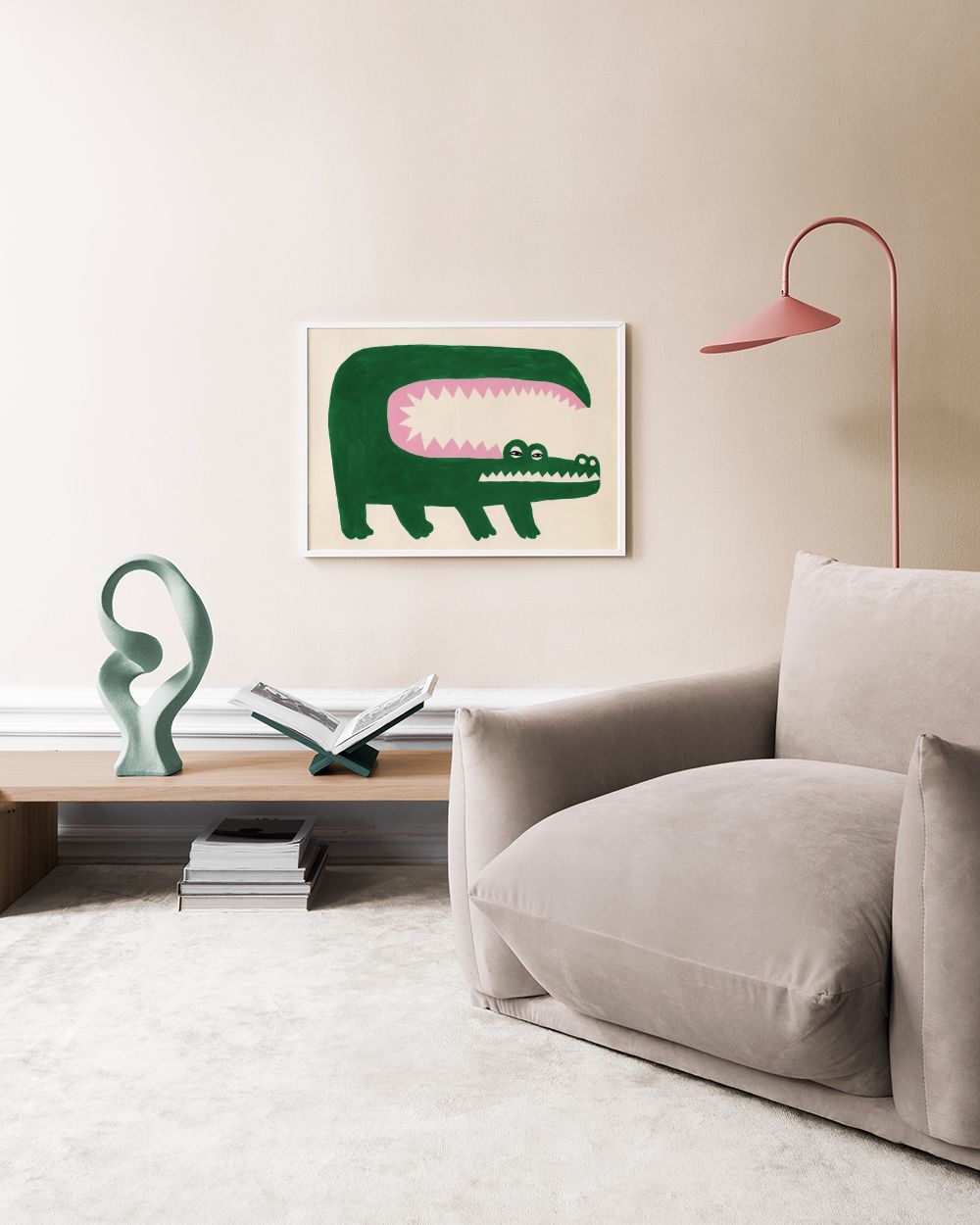 Crocodile Crush Print