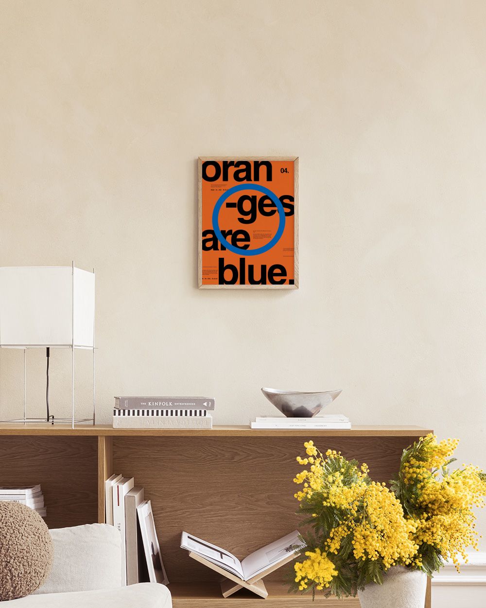 Oranges Are Blue Print