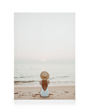 Dreaming by the Sea Canvas print