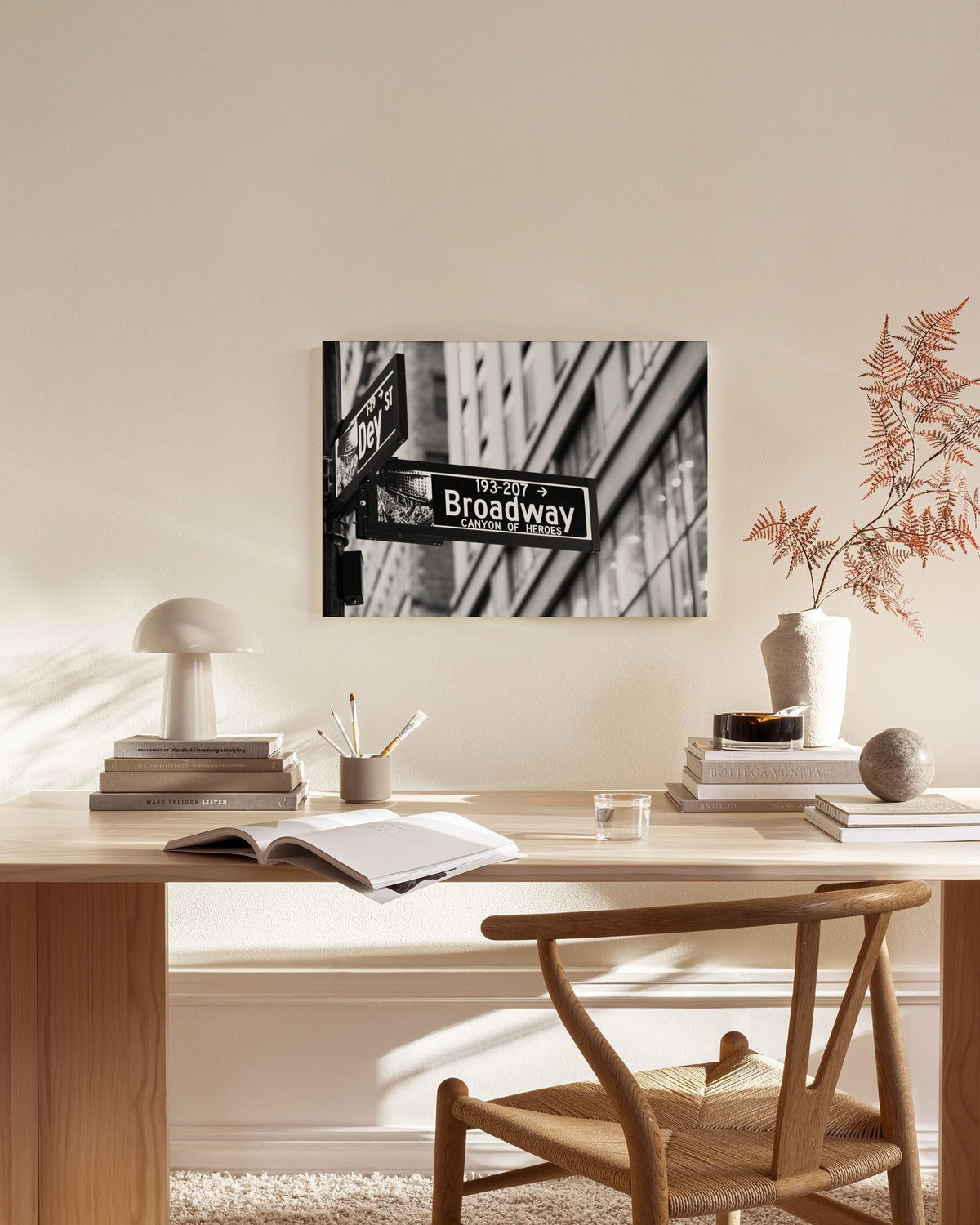 Broadway Sign Canvas print