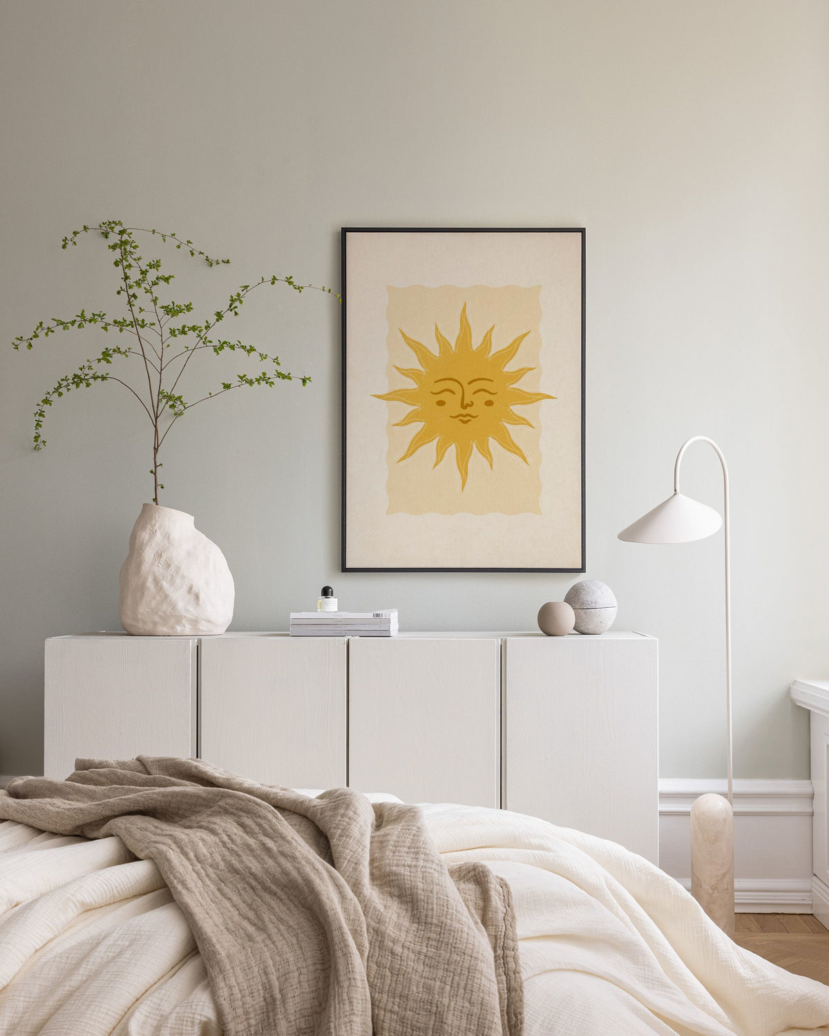 Warming Sun Canvas print