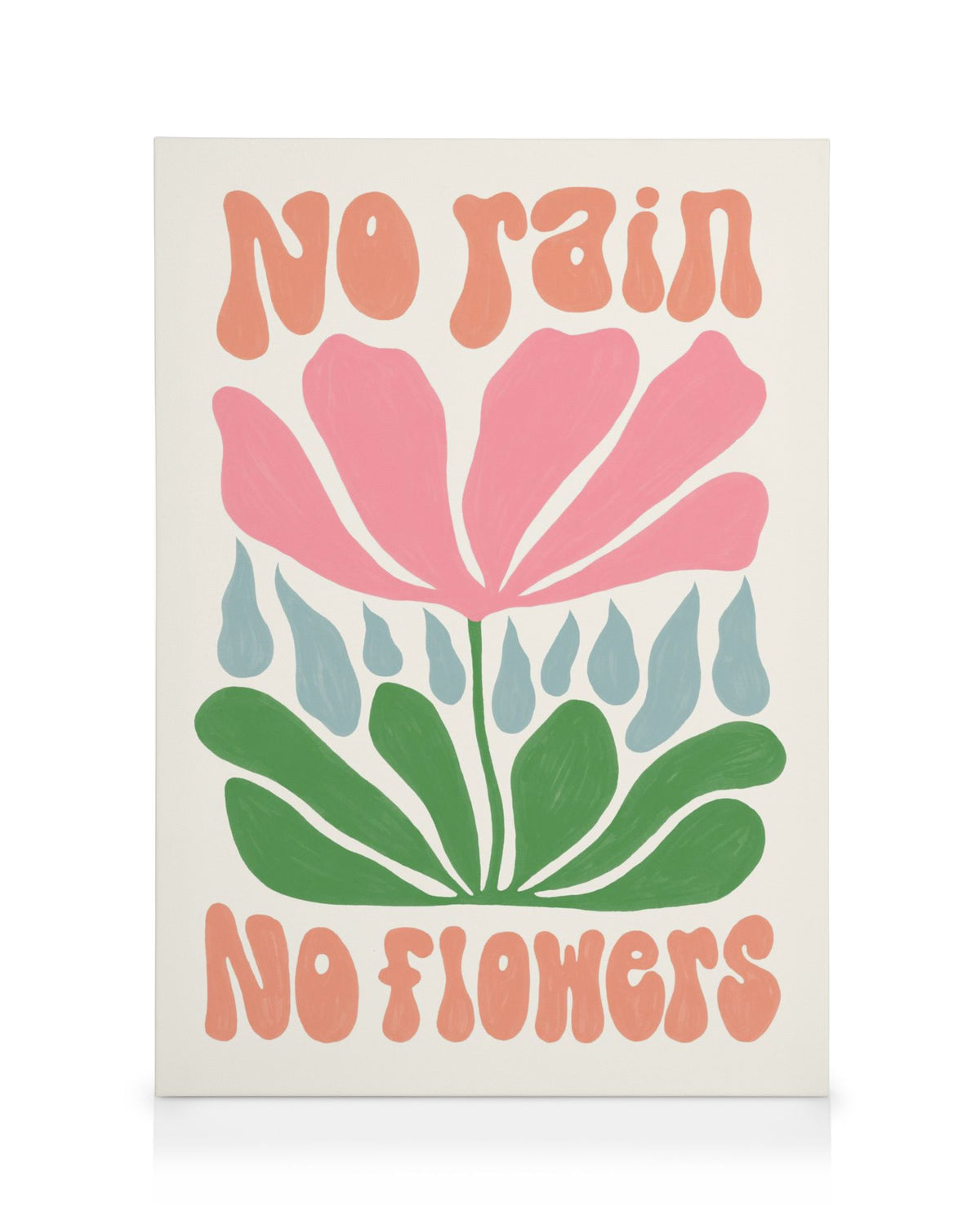 No Rain. No Flowers Canvas print