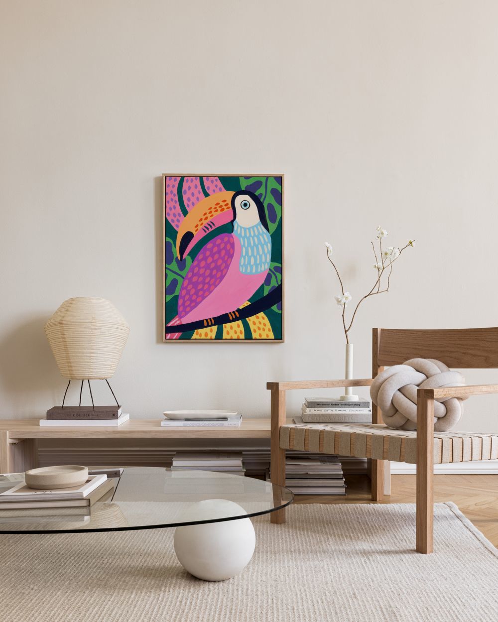 Colorful Toucan Canvas