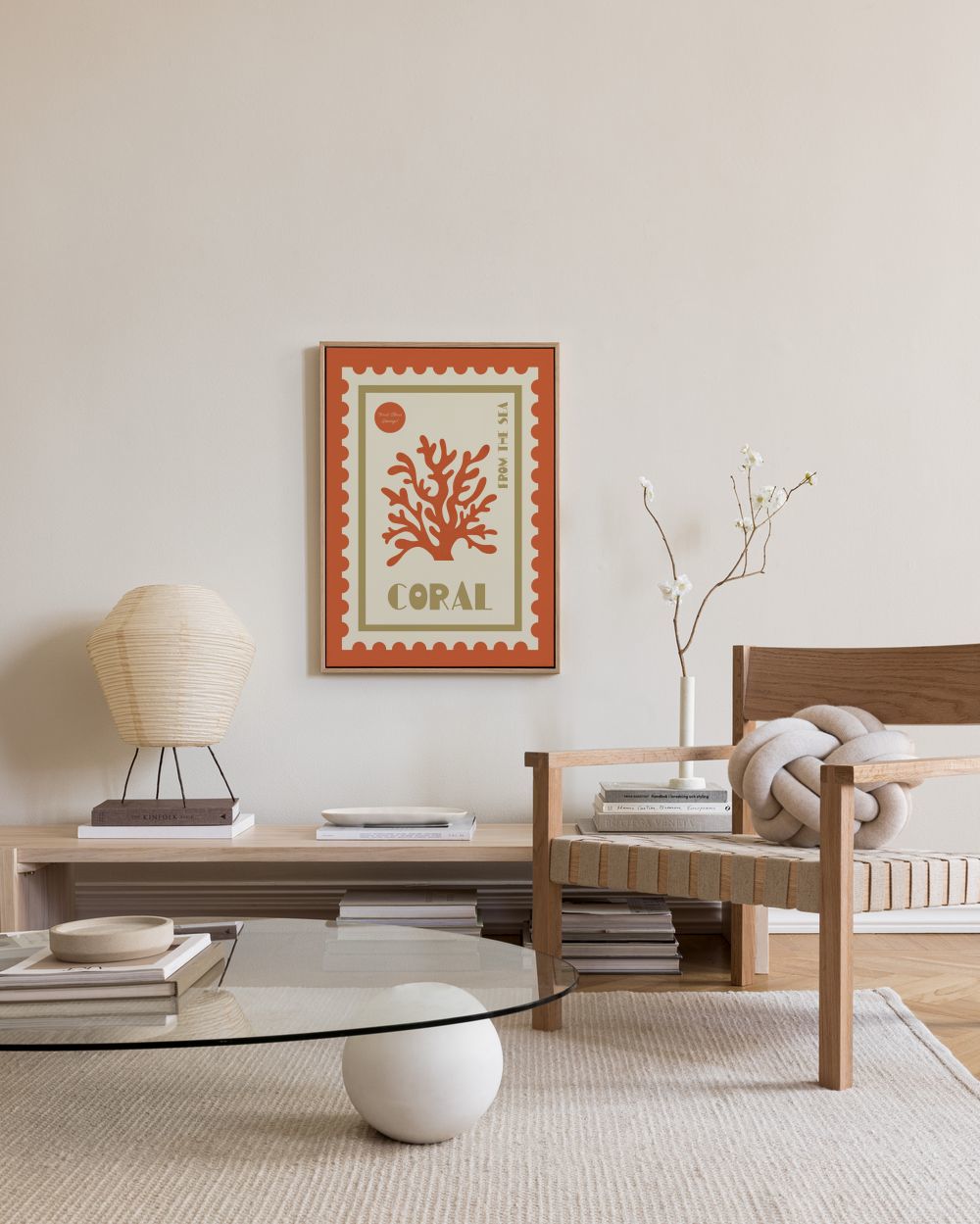 We Made Something Nice - Coral Canvas print