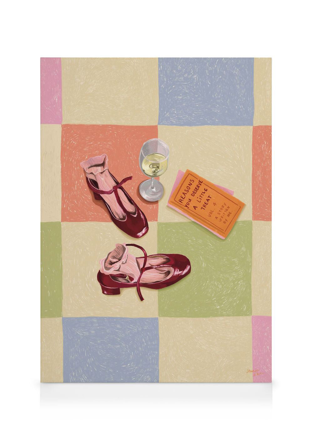 Loïs Langenberg - You deserve a little treat Canvas print