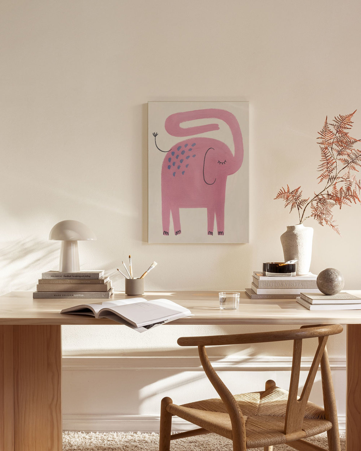 Elegant Elephant Canvas print