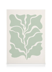 Graphic Green Leaf Canvas print
