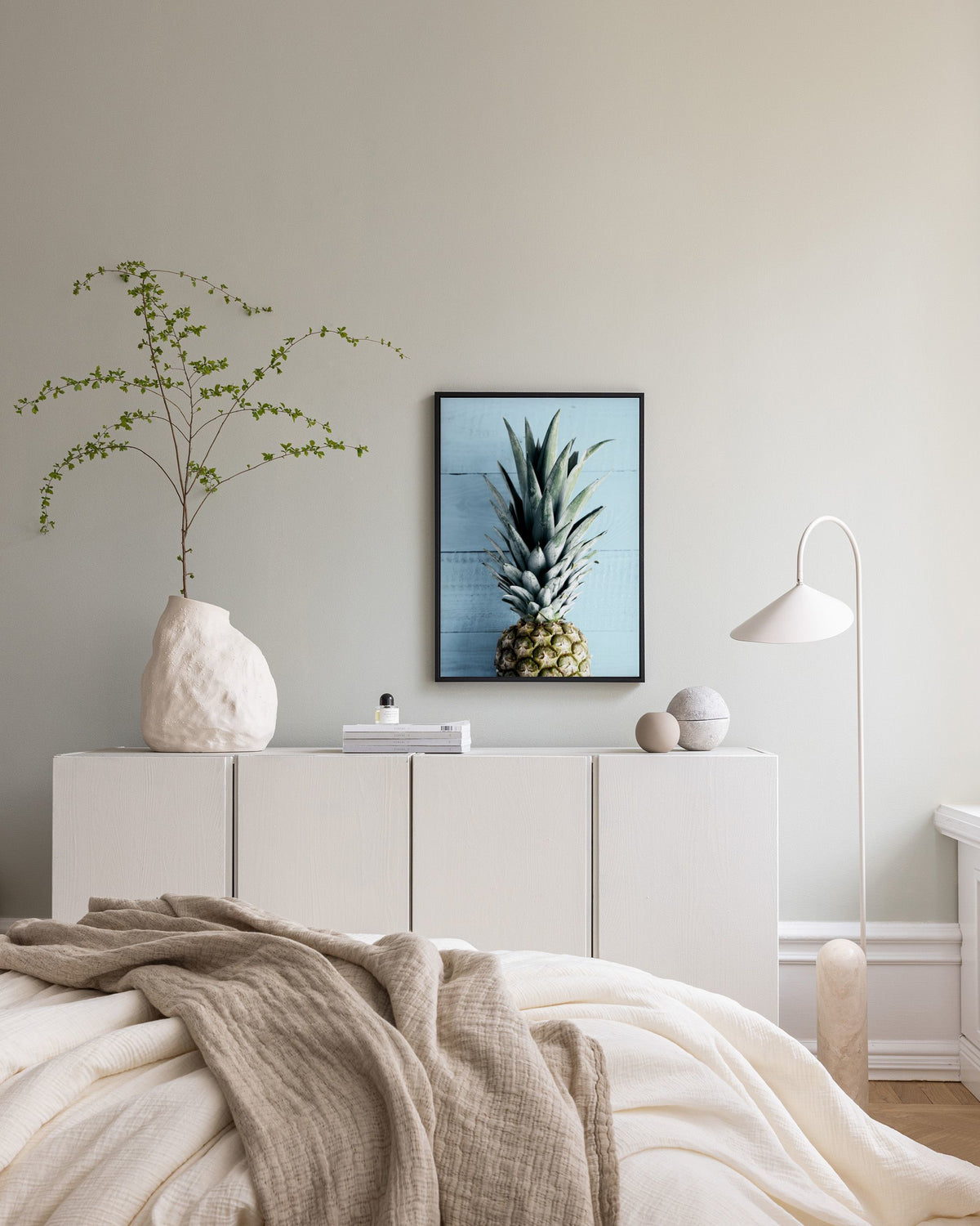 Pineapple Top Canvas print