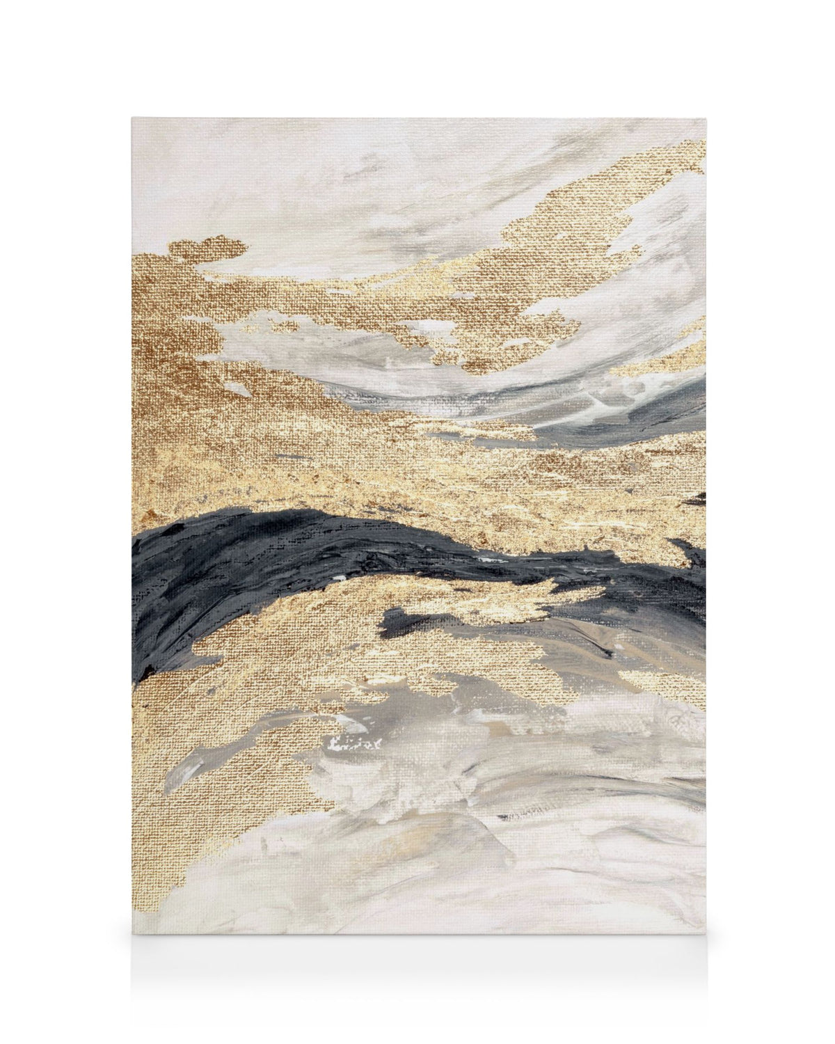 Gold Wave No1 Canvas print