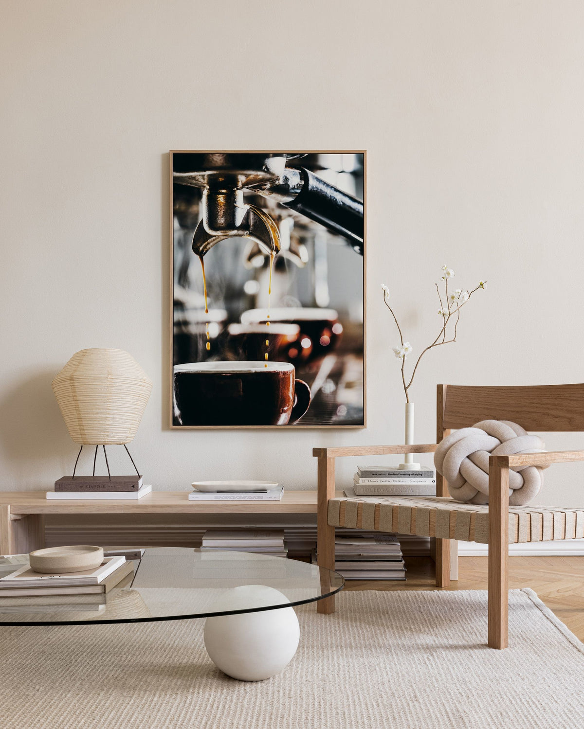 Espresso Drops Canvas print