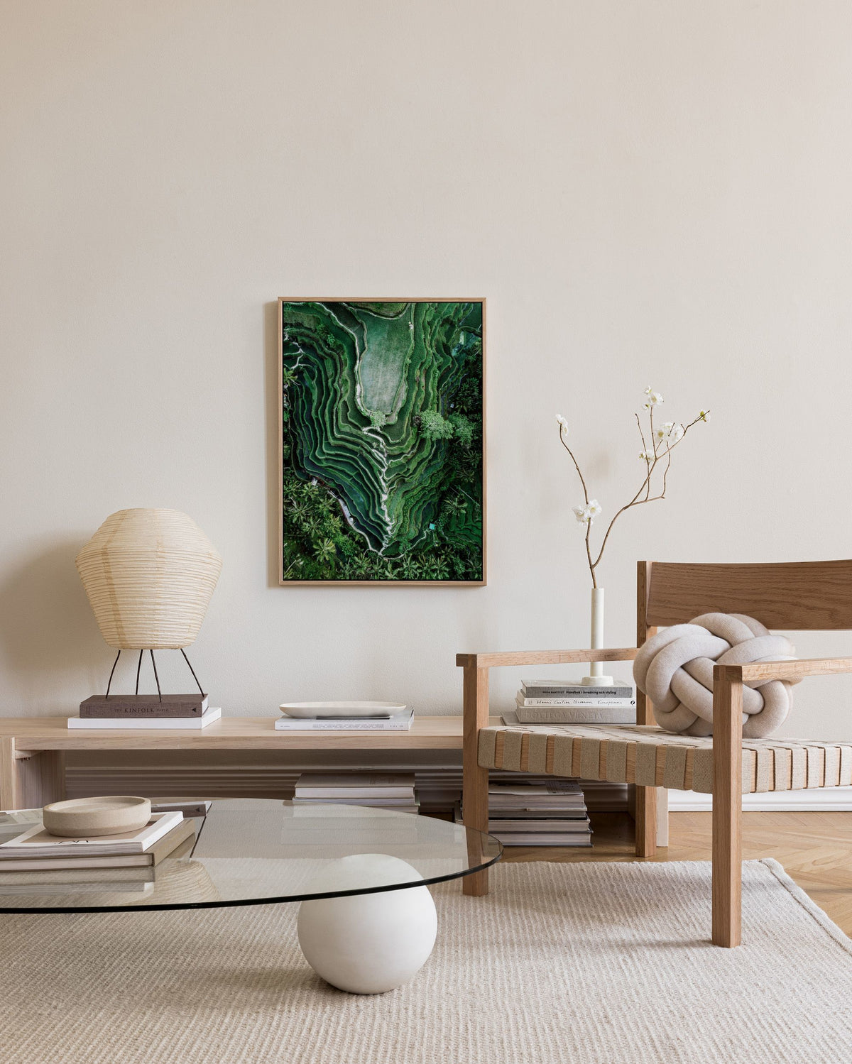 Rice Terraces Canvas print