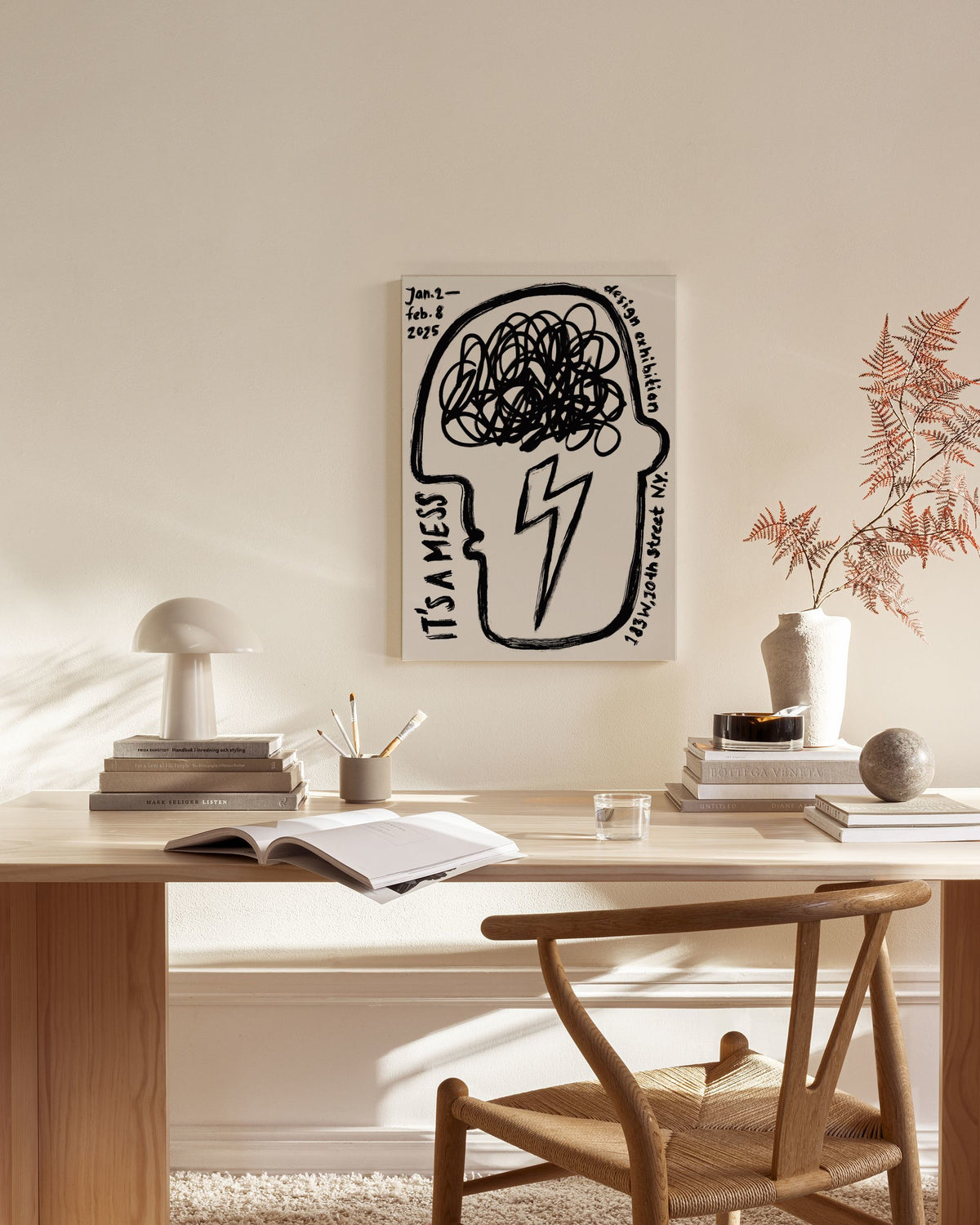 It's a Mess Canvas print