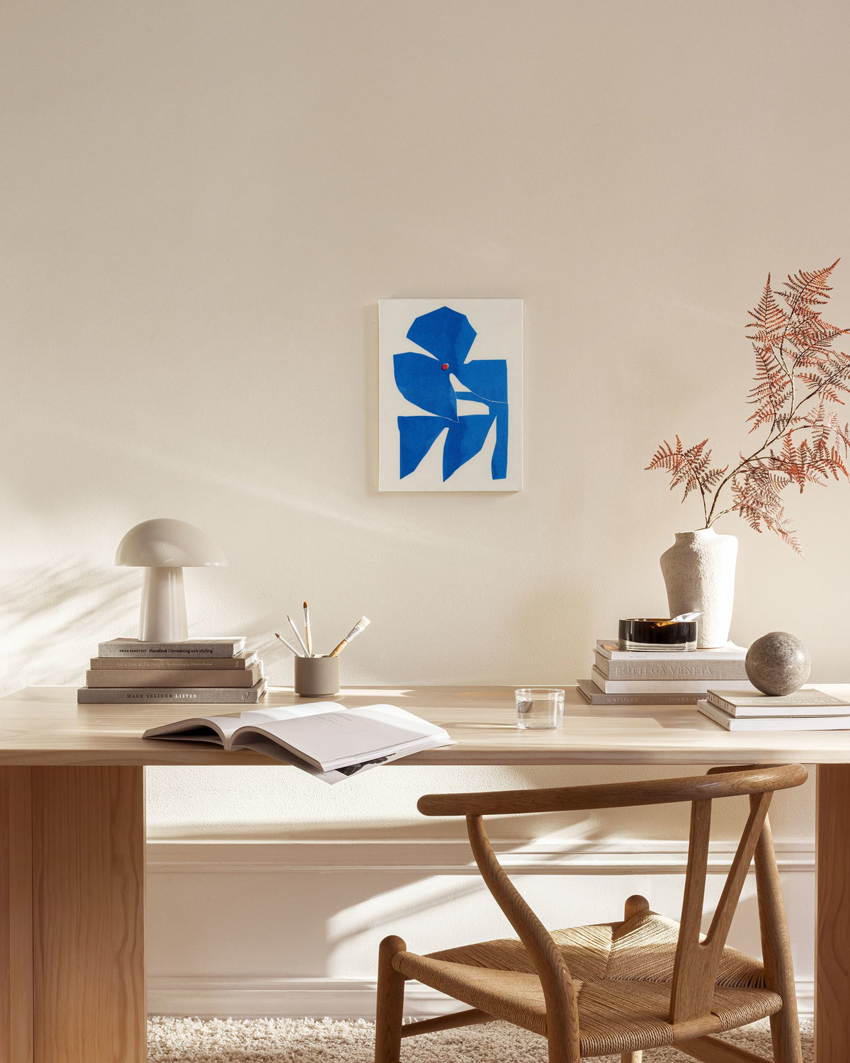 Berenice Hernandez - Azul Canvas print