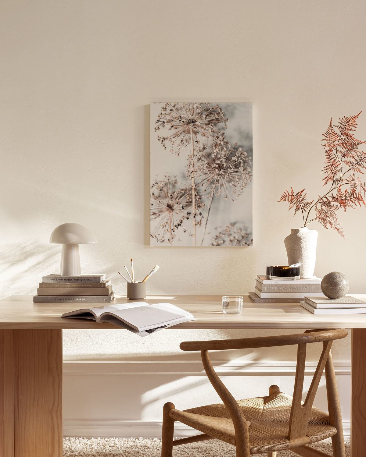 Autumn Allium Canvas print