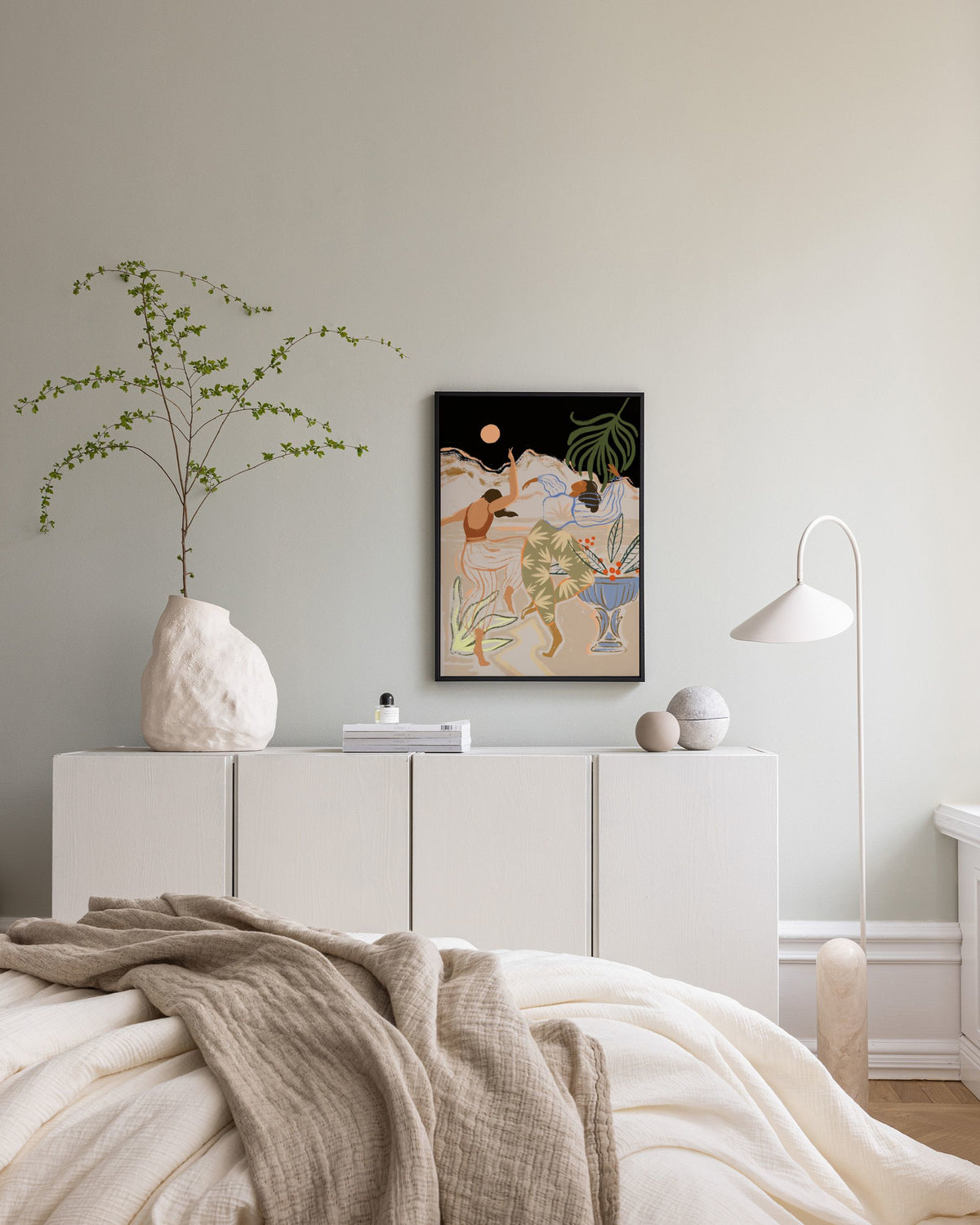 Arty Guava - Lay Hoon - Dancing Under The Moonlight Canvas print