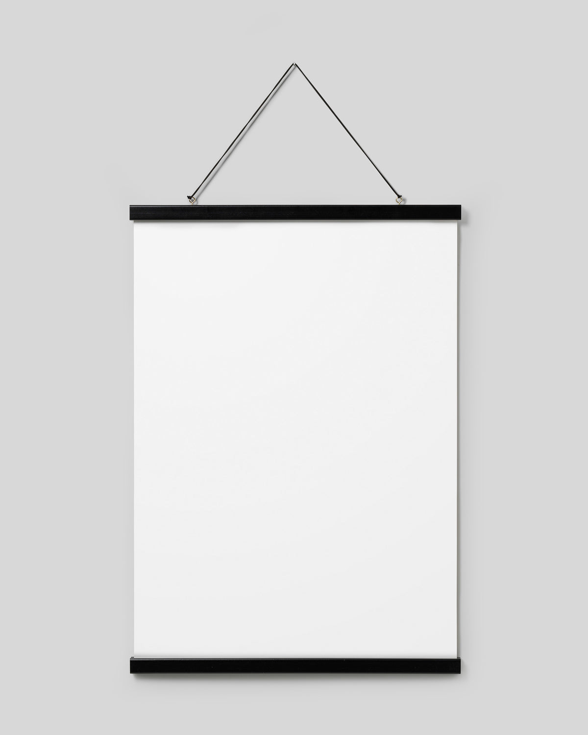 Poster hanger black 51 cm, magnet fastener