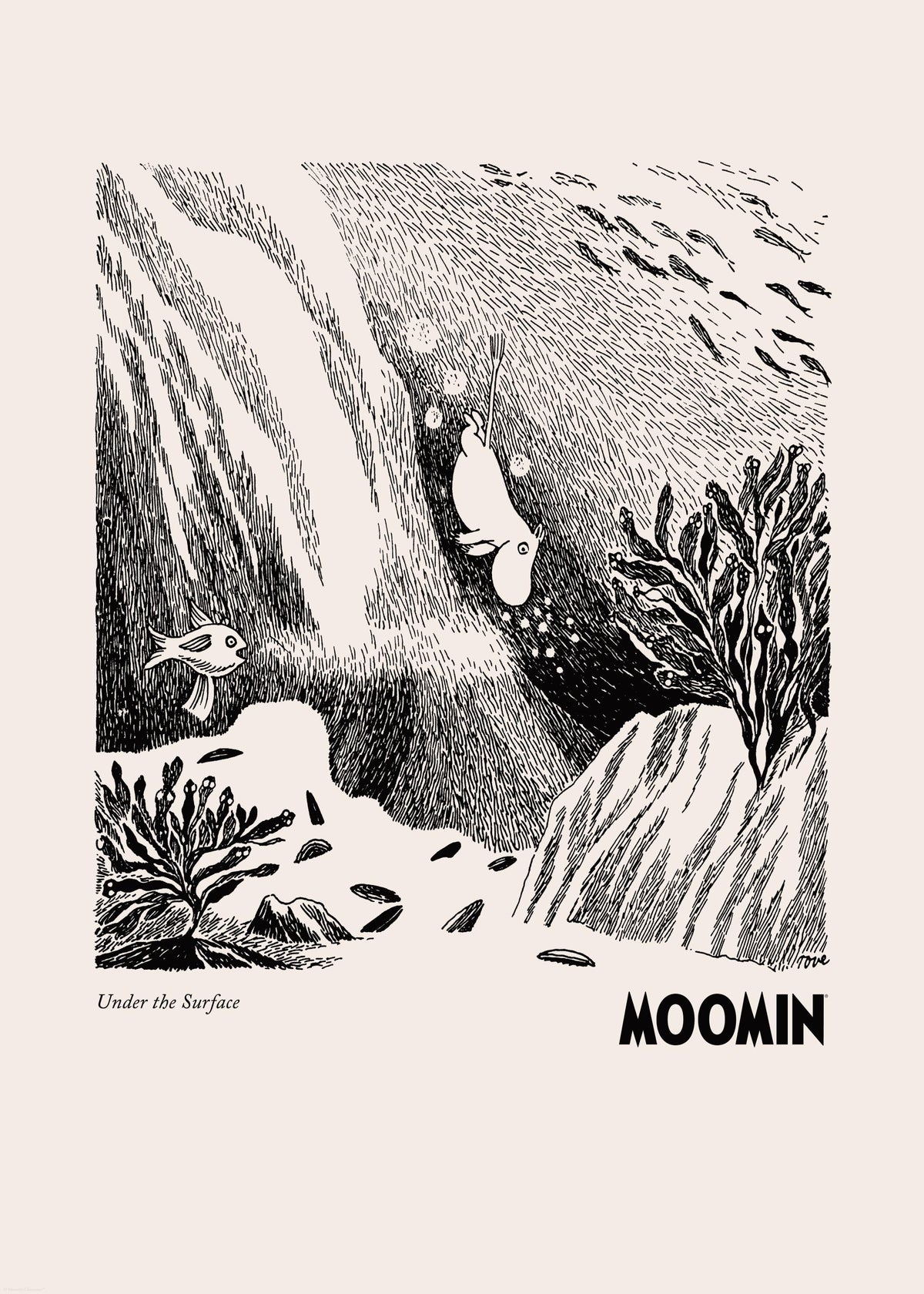 Moomin - Under the Surface Print