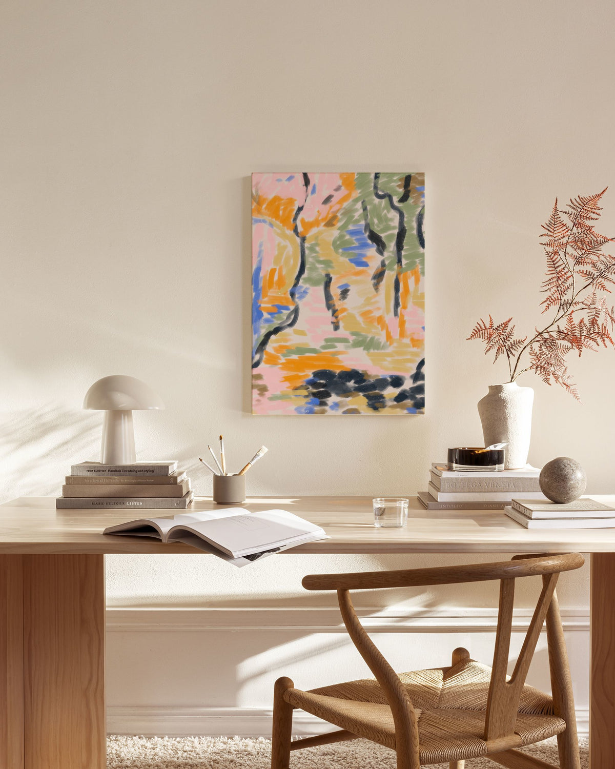 Le Jardin No1 Canvas print