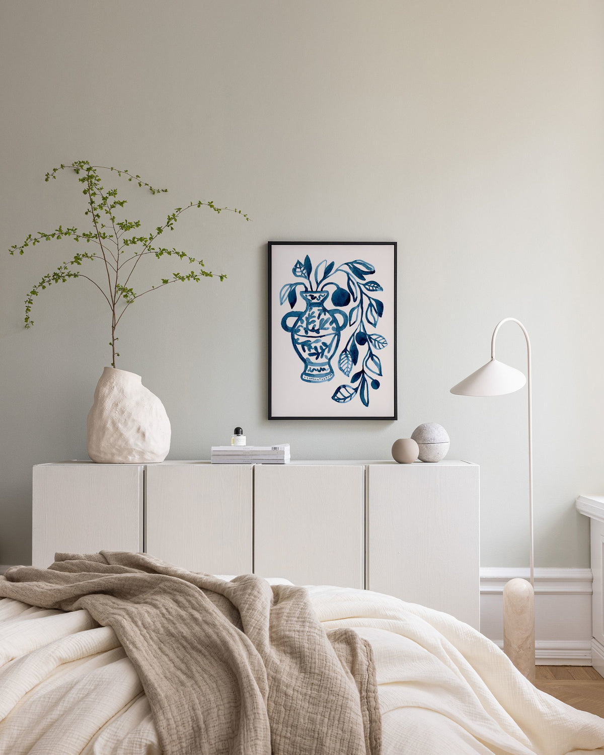 Blooming Vases No1 Canvas print