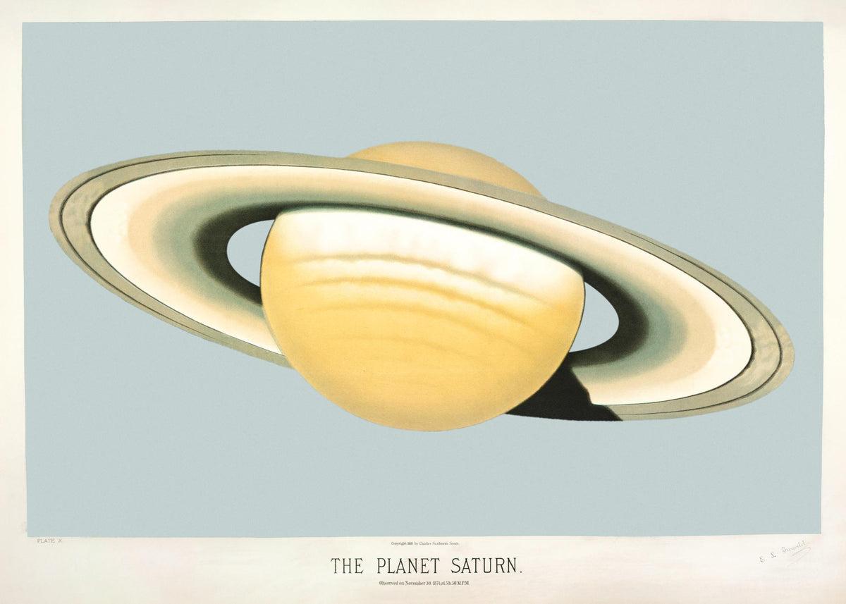 The Planet Saturn Print