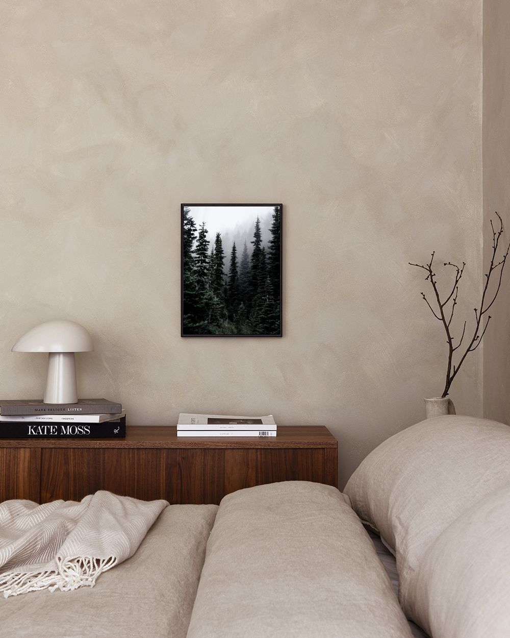 Foggy Woods Print
