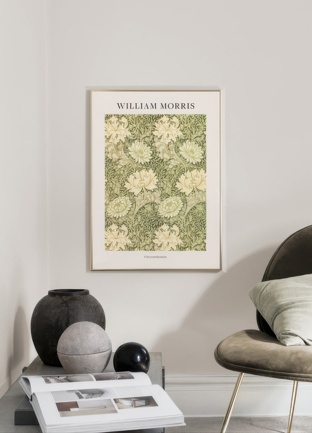William Morris - Chrysanthemum Print