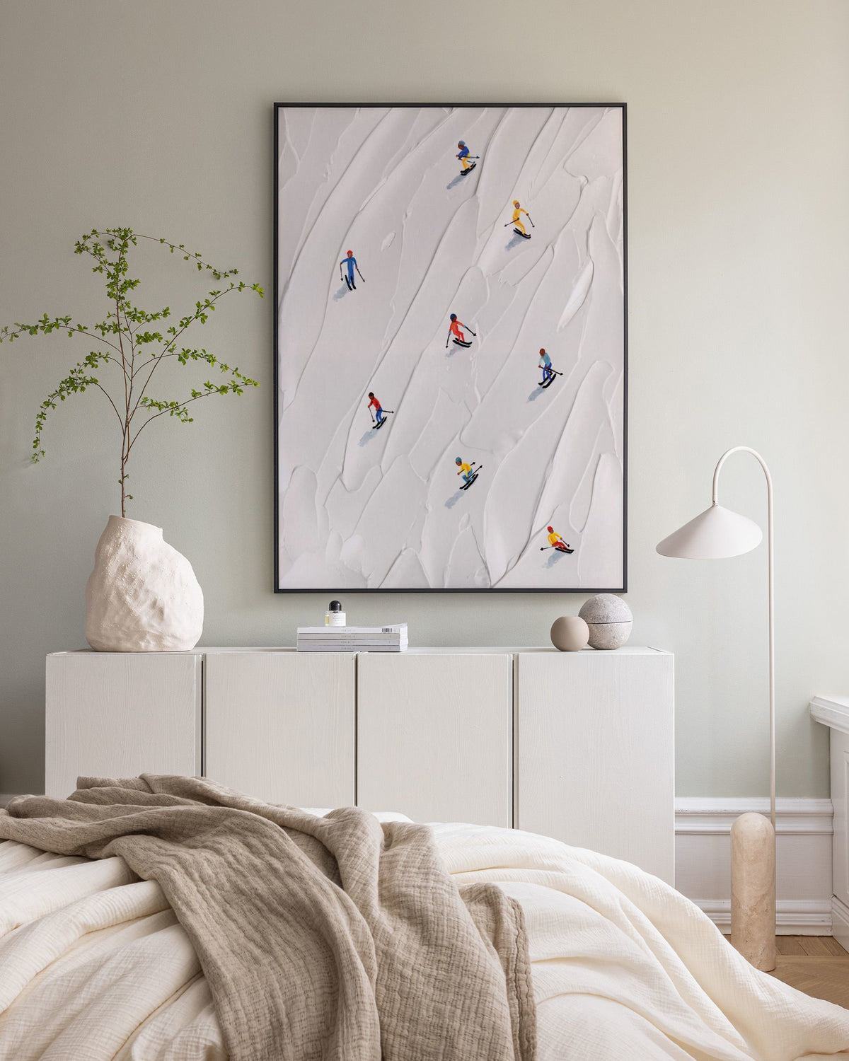 Ski Slope Canvas print