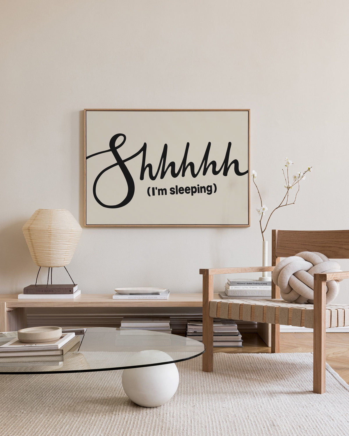 I'm Sleeping Canvas print