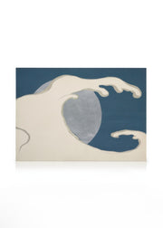 Kamisaka Sekka - Waves and sun from Momoyogusa Canvas print
