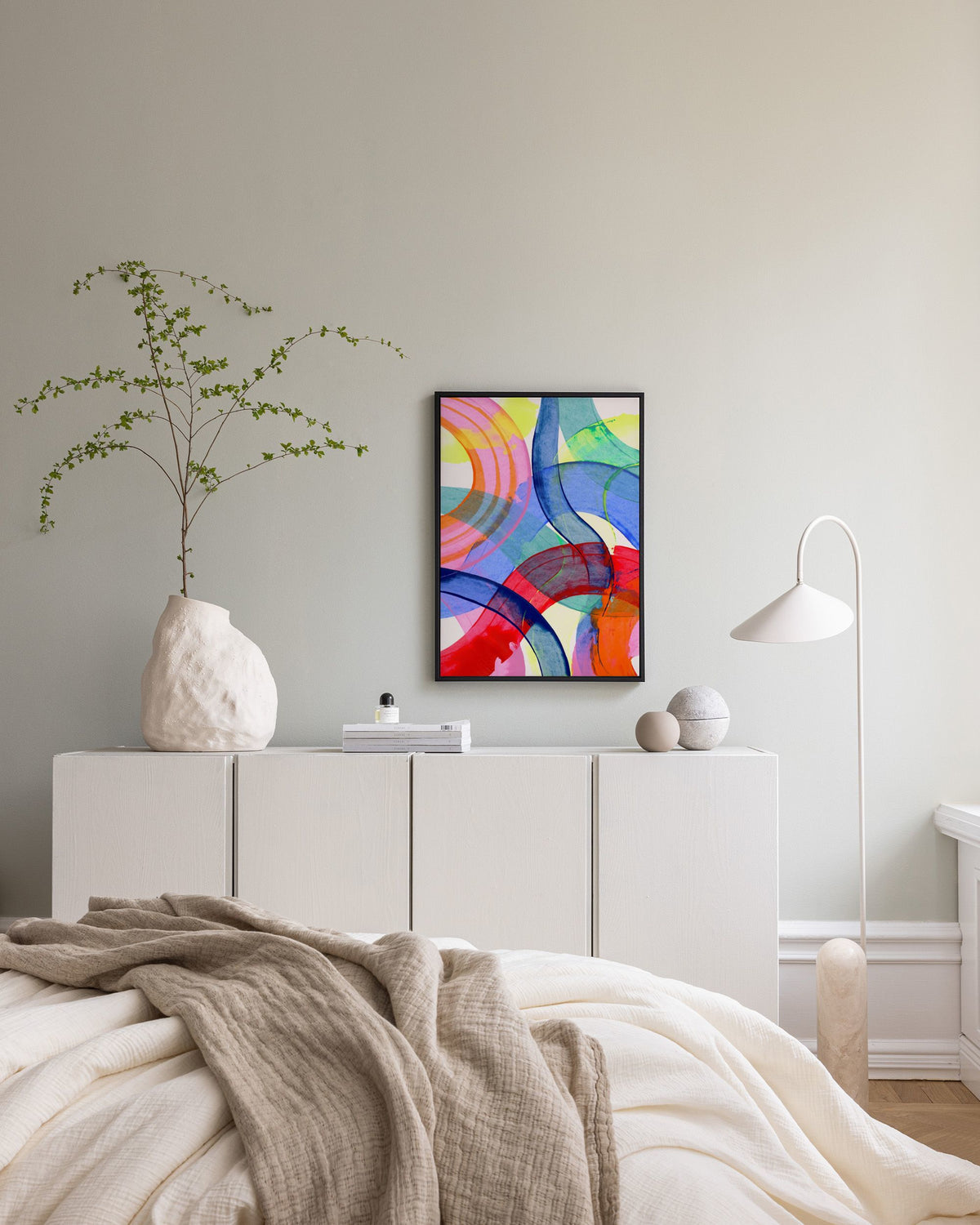 Colorful Paint Strokes Canvas print