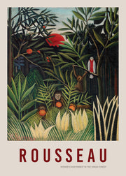 Rousseau - Monkeys and Parrot in the Virgin Forest Print