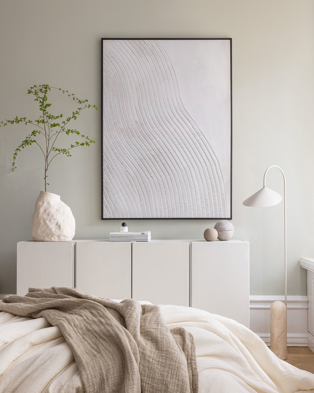Soft Lines Texture No2 Canvas print
