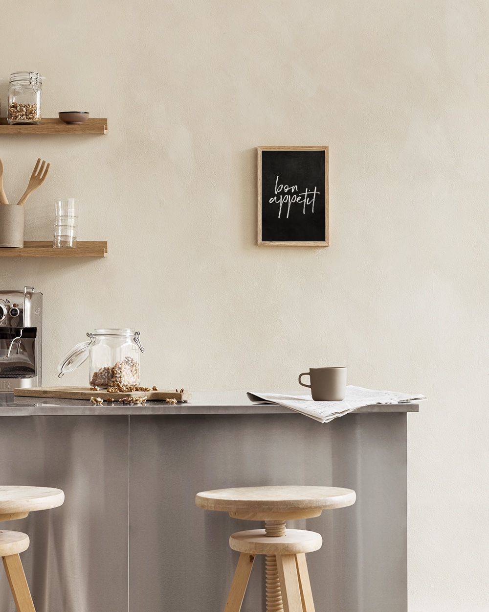 Bon Appetit Black Print
