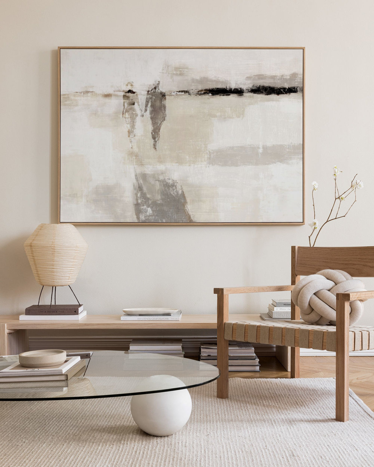 Painted Walk Canvas print