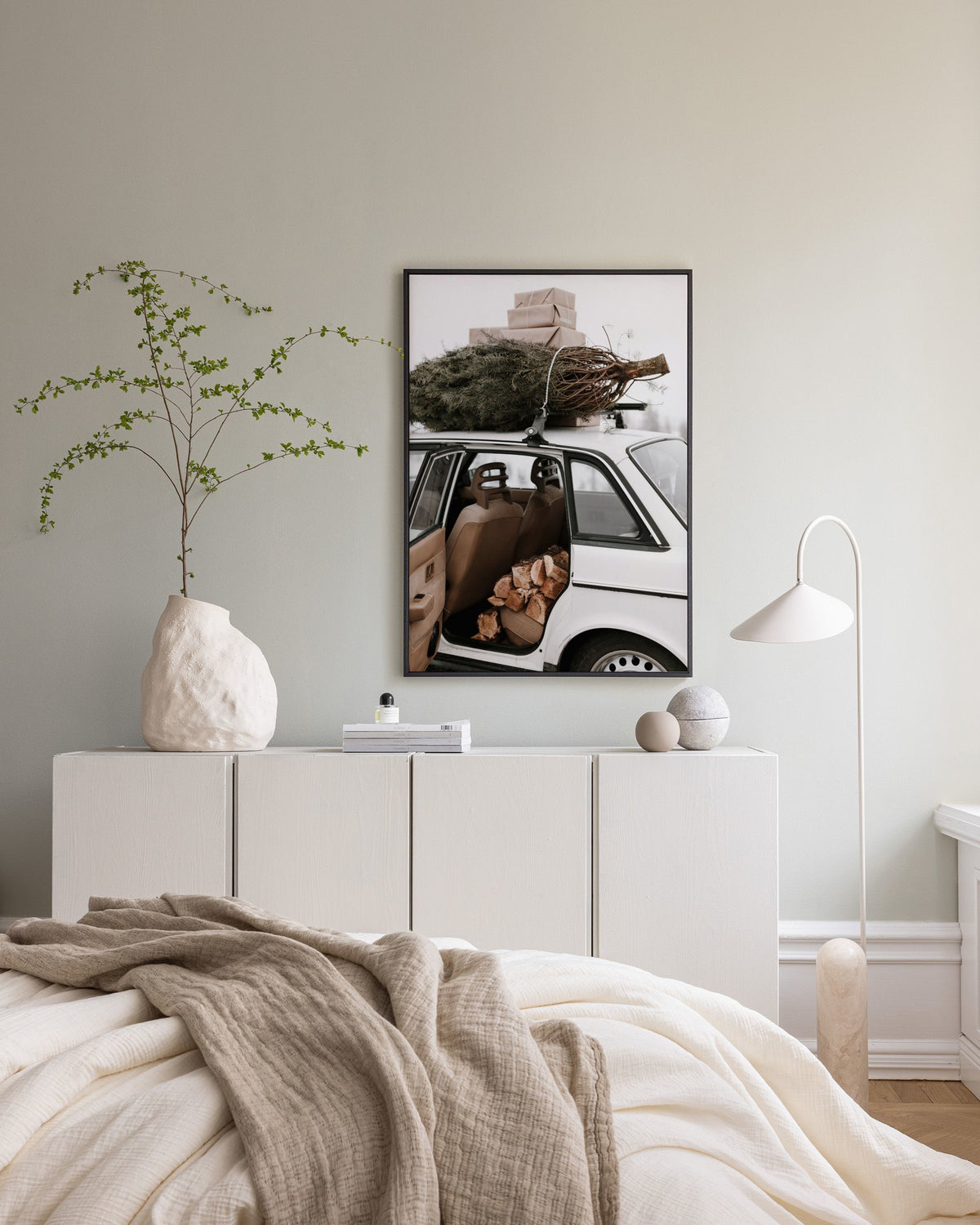 Holiday Car Canvas print