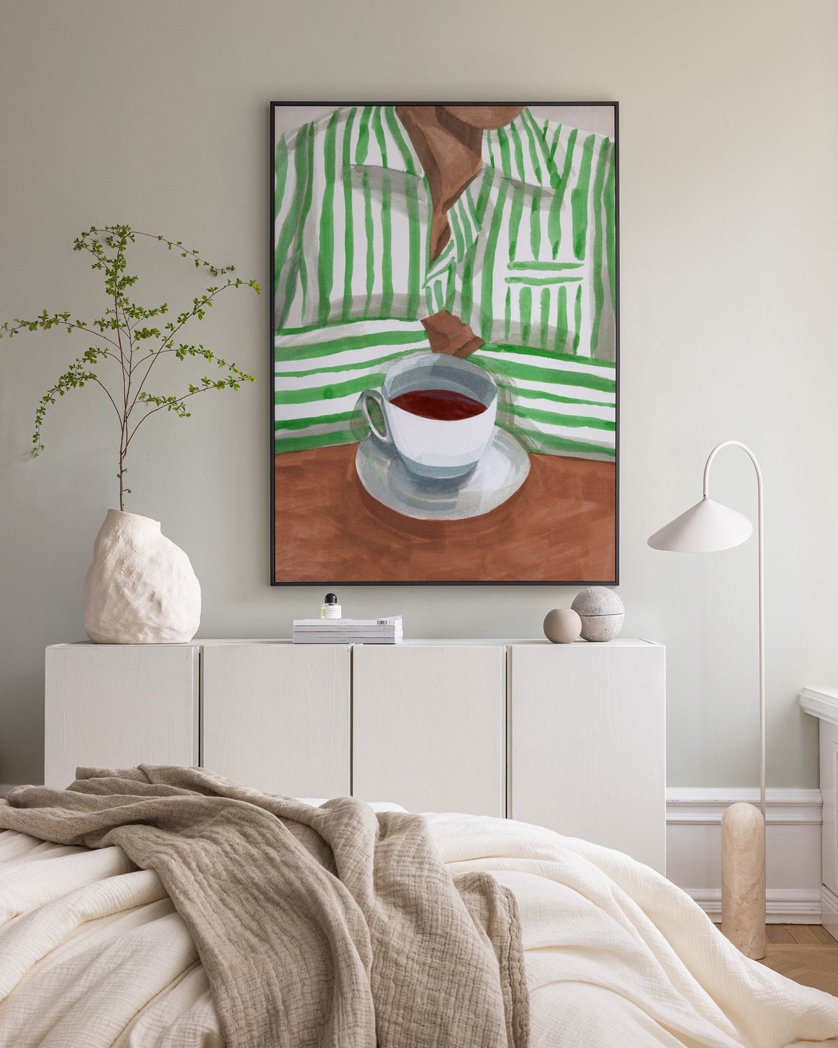 Laura Page - Coffee Morning Canvas print