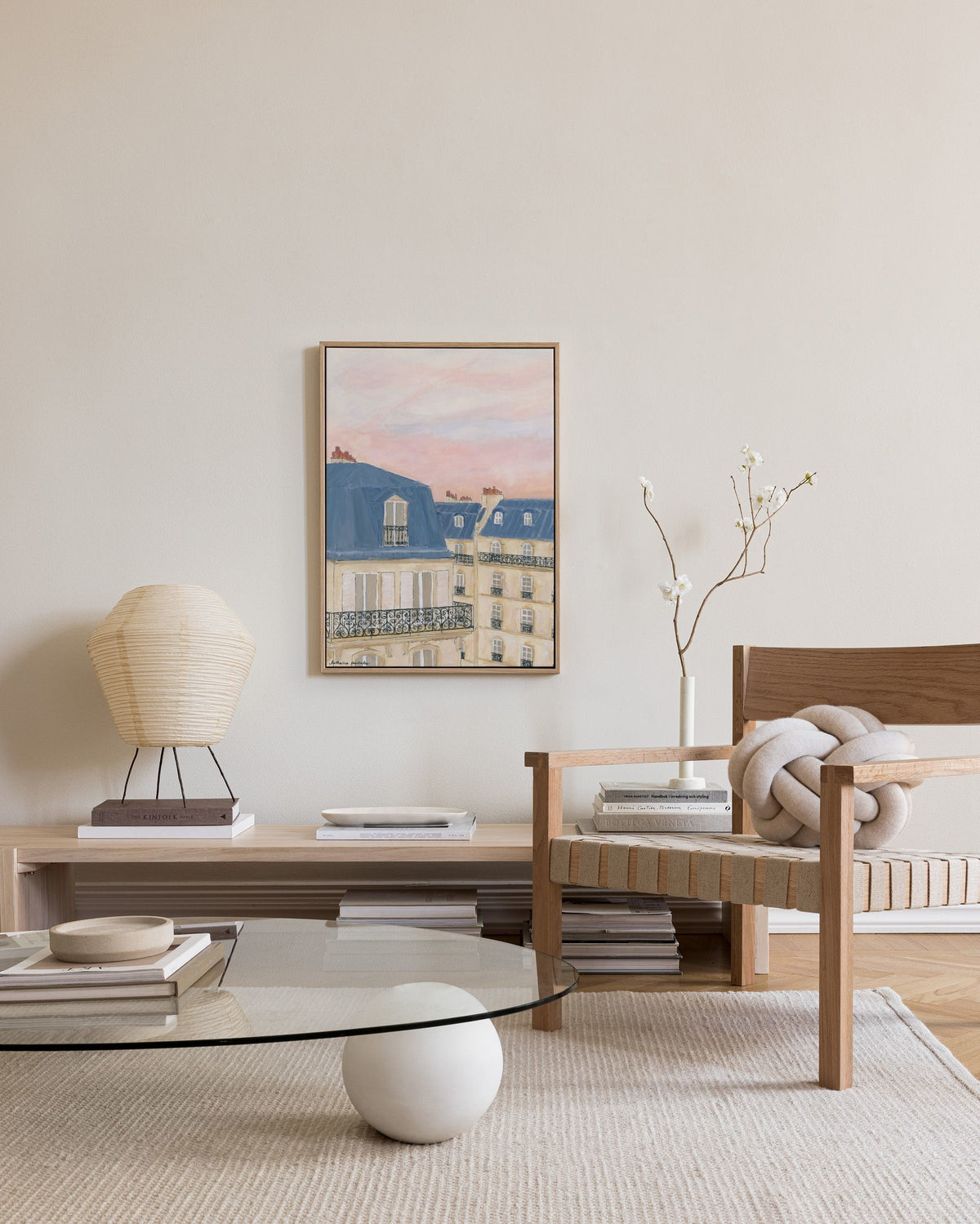 Katharina Puritscher - Parisian Sky Canvas print