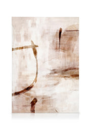 Soft Russet Abstract Canvas print